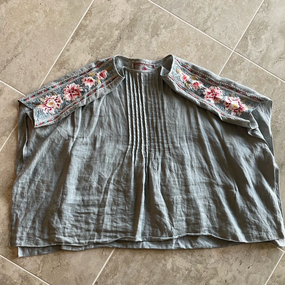 Johnny Was poncho blouse